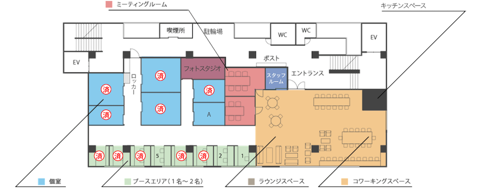 コテラスフロアマップ