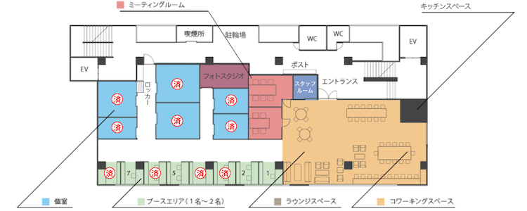 コテラスフロアマップ